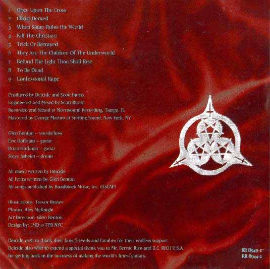 DEICIDE : Once Upon The Cross