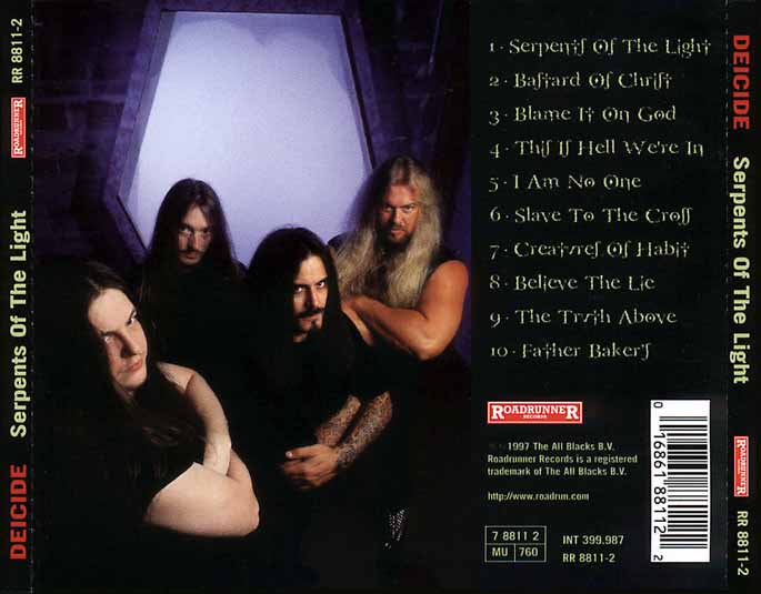 DEICIDE : Serpents Of The Light